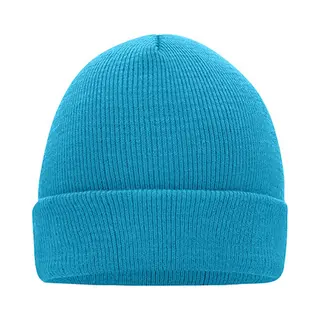 Myrtle Beach 'Knitted Cap' Beanie Aqua/Blauw