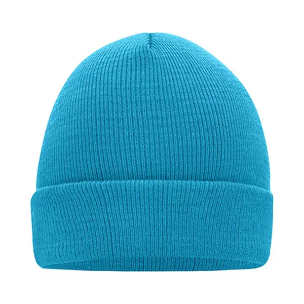 Myrtle Beach 'Knitted Cap' Beanie Aqua/Blauw thumbnail