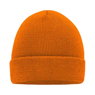 Myrtle Beach 'Knitted Cap' Beanie Oranje