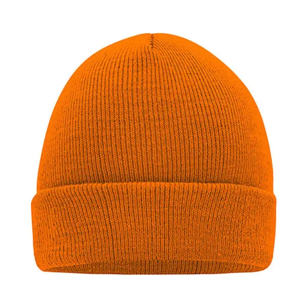 Myrtle Beach 'Knitted Cap' Beanie Oranje thumbnail
