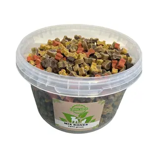 Lifetime Petfood Mix Bones - 1, 5 Kg - Trainen - Beloningssnoepjes - Hondensnack - Traktatie - Hartjes - Hond