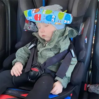 Baby-autozitje - Hoofd Ondersteuning - Veilig Slapen - Hoofdband - Kinderen Riem Bevestigingsriem - Hoofdsteun Tijdens Het Slapen - Nekkussen