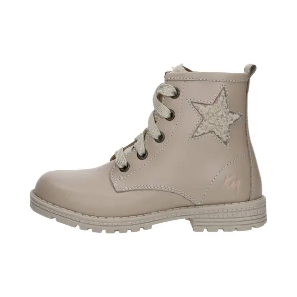 Keq Veterschoen Hoog Veterschoen Hoog - Beige - Maat 23 thumbnail