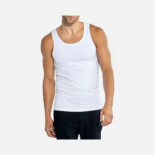 Gianvaglia Heren Hemd- 100% Katoenen Heren Singlet / Onderhemd - Xxl - Wit