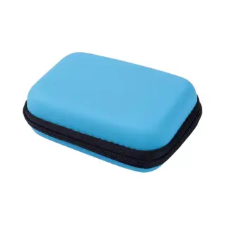 Opberg Hoesje - Hard Case - Etui - Organizer - Sleutels - Oordopjes - Laadkabels - Usb - Geld - Opbergen - Blauw