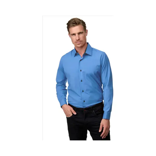 Rusty Neal ItalianStyle - Heren Overhemd - Slim Fit Model - Lichtblauw - Sky thumbnail