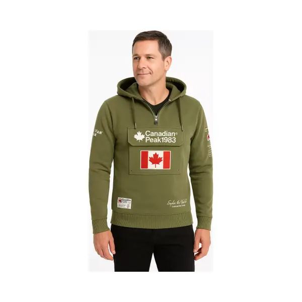 Canadian Peak - Galapagos - Heren Anorak Trui - Kaki thumbnail