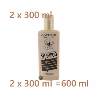 ** 2 X ** Gottlieb Poedel Shampoo Abricot - Hondenshampoo 300 Ml Met Macadamia Olie - = 600 Ml -