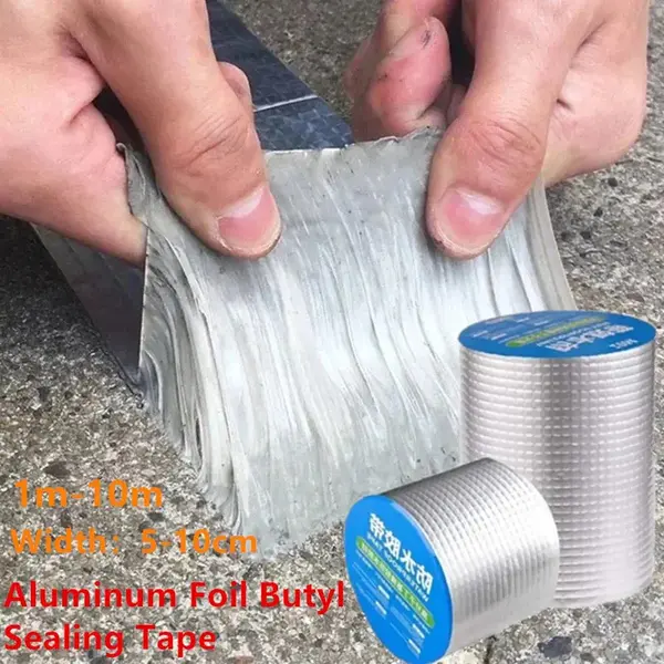 Reparatie Tape - Waterdichte Tape - Zelfklevende Butyl - Afdichting Tape - Dak Reparatie - Verzegeld Kleefmiddel - Hoge En Lage Temperatuur Weerstand thumbnail