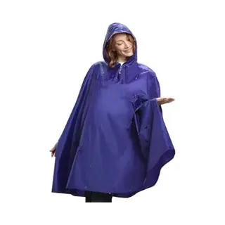 Bantach Regen Poncho Unisex - Fietsponcho - Dames & Heren - Waterdicht - Festival - Blauw