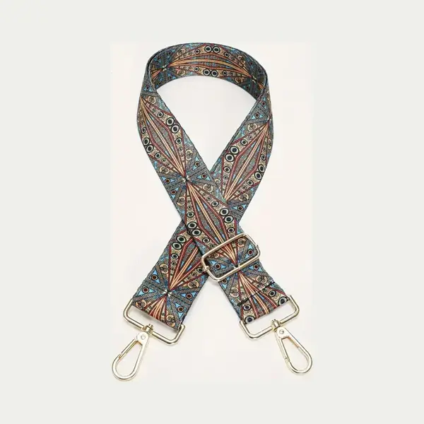 Bag Strap Bohemain - Goud Metaal - Schouderband - Tassenriem - Tasriem- Schouderriem- Tas Hengsel - Tassen Band - Cameratas Band - Cross Body - thumbnail