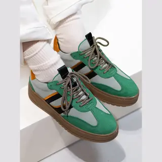 SUB55 Sneakers Laag Sneakers Laag - Groen - Maat 41