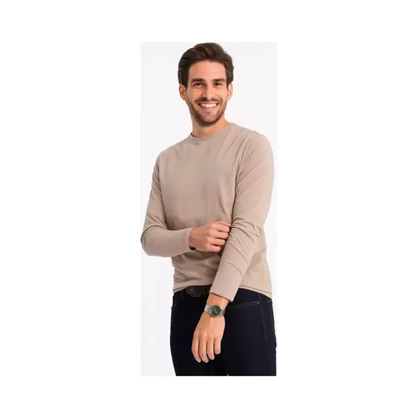 Ombre - Vicenza - Longsleeve Heren - Beige - Modaitalia thumbnail