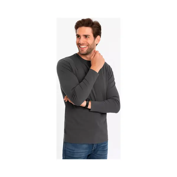 Ombre - Longsleeve Heren - Antraciet - Udine - Modaitalia thumbnail