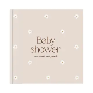 Babyshower Boek | Invulboek | Gastenboek Babyshower | Babyshower Boek | Madelief | Writemoments