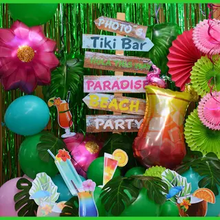 My Theme Party Hawaii Tropisch Feestpakket - Zomer Decoratie - 55 Stuks