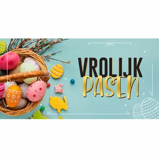 Snellermedia Pasen Banner 100x200cm