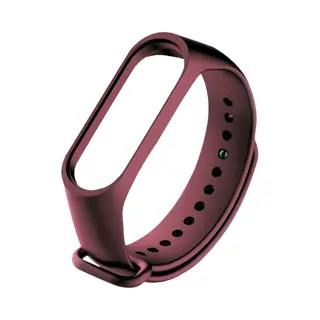 Siliconen Bandje -Geschikt Voor Xiaomi Mi Band 7- Old Wine Red