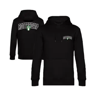 010 Casuals Rotterdam Hoodie Arch & Shield (backprint) Black