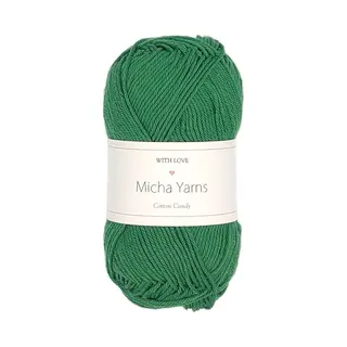 Micha Yarns - 100% Katoen Haakgaren - 5 Bollen Haakkatoen - 5 X 50gram - 170meter Per Bol - Bos Groen (018)