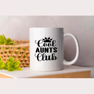 Stamina Mok Cool Aunts Club - AuntLife - Gift - Cadeau - AuntieLove - AuntieTime- AuntieVibes - AuntLifeBestLife - TanteLeven - TanteLiefde -