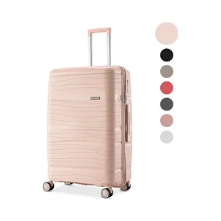 Skycases Travel One – 24-inch Medium Reiskoffer – Cijferslot – 41x24x69 Cm – 68L – Lichtgewicht, Waterdicht & Duurzaam – Lichtroze