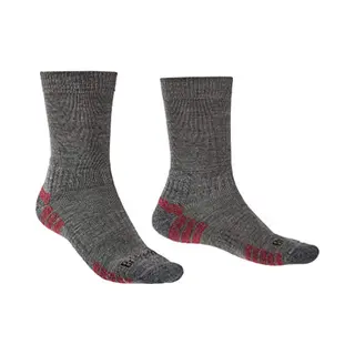 Bridgedale Hike Lightweight Merino Performance Boot Original-Men's- X-Large-Grey / Heather