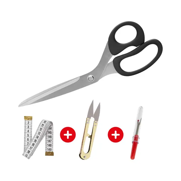 Mr.do Fabric Scissors With Ultra Sharp Blades And Comfort Grip Handles For Cutting Clothes Leather Paper Heavy Duty All-Purpose For Sewing, Arts, thumbnail