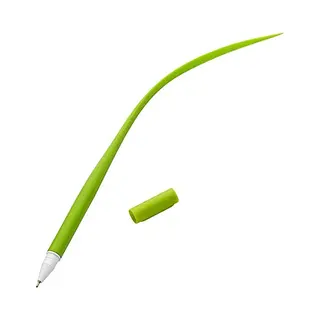 Kikkerland Grasspriet Pen - Balpen Met Zwarte Inkt - Groen Grasspriet Design