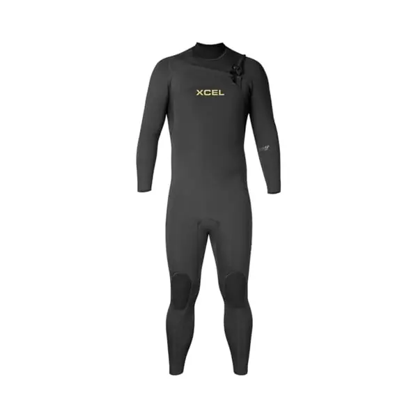 2026 Xcel Heren Comp 4/3mm Borst Ritssluiting Wetsuit - Black thumbnail