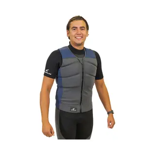 Watrflag Brest Impactvest Half Padded - Blauw/Grijs - Unisex - Neopreen M