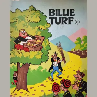 Billie Turf No 8 - Stripboek Jaren 60 Uitgeverij De Spaarnestad - Haarlem
