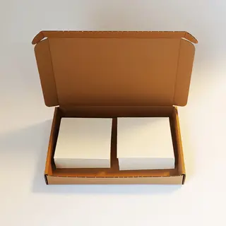Bierviltjes Karton Blanco - Vierkant Formaat 9, 3x9, 3cm - 44 Vel In Doosje - 480g/m2 - Circa 1, 1mm Dik