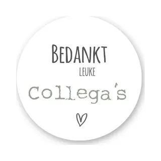 Pimp Studio Stickers Afscheid - Bedanken Collega's Bij Vertrek - 25 Stuks