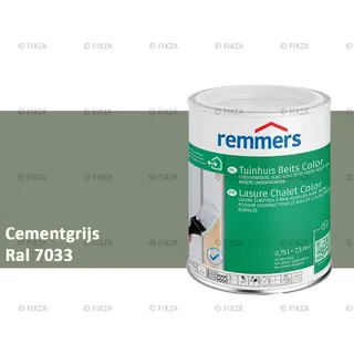 Remmers Tuinhuis Beits Color Ral 7033 Cementgrijs 0, 75 Liter