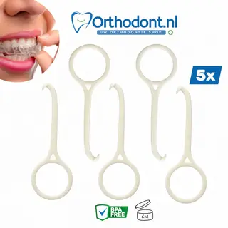 Orthodont.nl Orthodontische Removers 5 Stuks Voor Aligner - Professioneel Sterk Materiaal - Apart Geseald - Hoogwaardige Kwaliteit - Latex Vrij