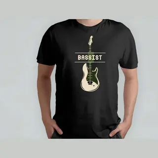Roly Bassist - T Shirt - MusicLovers - MusicVibes - Rock - FeelTheBeat - MuziekLiefhebbers - MuziekVibes - VoelDeBeat - StemAf