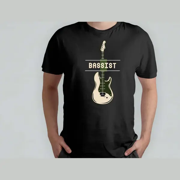 Roly Bassist - T Shirt - MusicLovers - MusicVibes - Rock - FeelTheBeat - MuziekLiefhebbers - MuziekVibes - VoelDeBeat - StemAf thumbnail