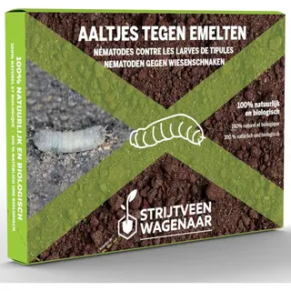 Strijtveen & Wagenaar Aaltjes Tegen Emelten 25m² - Steinernema Carpocapsae - Biologische Bodeminsecten - Emelten Bestrijden - Aaltjes Tegen Emelten - Afweermiddelen