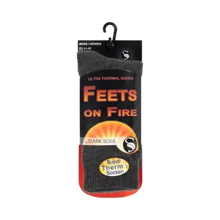 Stark Soul Thermo Sportsokken - Thermosokken Heren - 41/45 Donkergrijs- 5x Warmer!