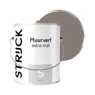 Strijck Muurverf Extramat - Walnoot - 059N-3 - 1 Liter