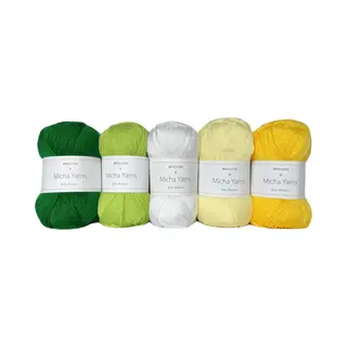 Bollen Bundel - 70% Bamboe 30% Katoen Haakgaren - 5 Bollen Pakket - 5 X 50gram - Nature (004) - Baby Bamboo - Micha Yarns