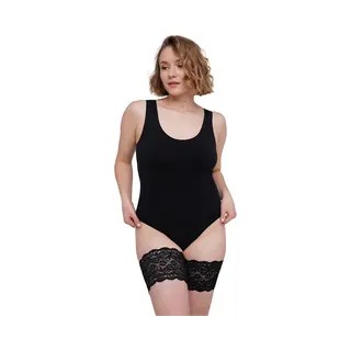 Giulia - Kanten Dijbandage Tegen Schuren Van De Billen - Zwart - 3XL