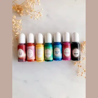 Resin Pigment | Epoxy Pigment | Transparante Mica Vloeistof Pigmenten | Parelmoer Effect Kleur Vloeistof | Kleurstof | 7 Verschillende Kleuren | à