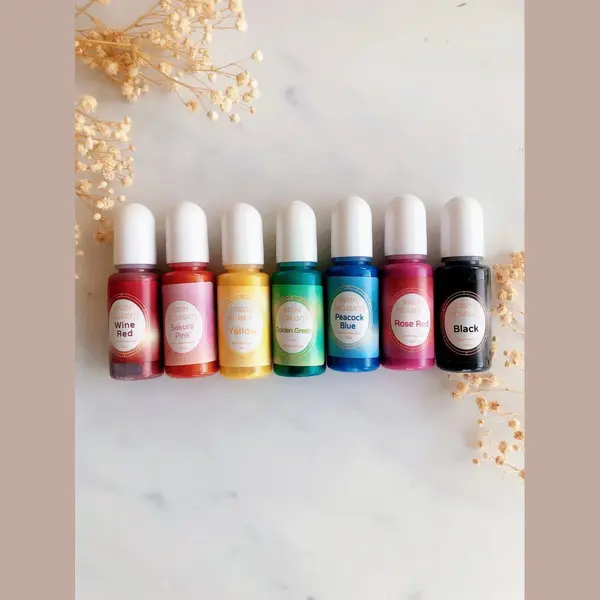 Resin Pigment | Epoxy Pigment | Transparante Mica Vloeistof Pigmenten | Parelmoer Effect Kleur Vloeistof | Kleurstof | 7 Verschillende Kleuren | à thumbnail