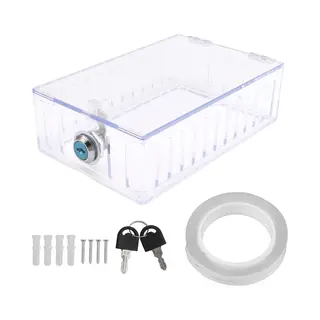 Thermostat Guard Lock Box - Grote Universele Home Locking Guard Clear Cover - Sleutel Voor Thermostaat Aan De Muur - Accessoires .