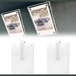 Auto-zonnekleppen Fotoclip Magnetische Zonneklephouder Gepersonaliseerde Fotolijst - Set Van 2 Stuks - Hoogwaardige Kwaliteit In Html Op Maat Gemaakt