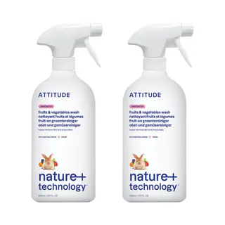 Attitude Groente- En Fruitreiniger Bundel - Spray - 800ml Eco - Duurzaam