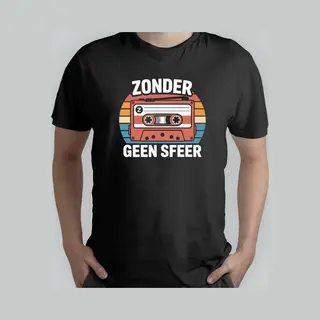 Roly Zonder Geen Sfeer - T Shirt - RetroVibes - GoodVibesOnly - VintageVibes - RetroStyle - FeelGoodVibes - RetroSfeer - GoedeVibes - VintageStijl -