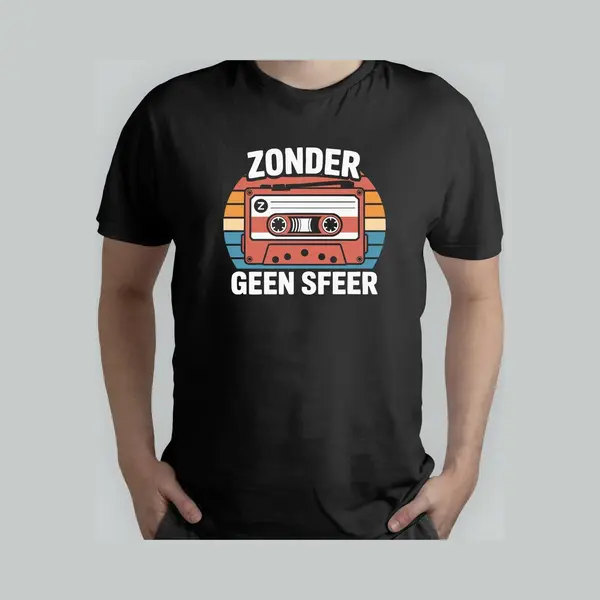 Roly Zonder Geen Sfeer - T Shirt - RetroVibes - GoodVibesOnly - VintageVibes - RetroStyle - FeelGoodVibes - RetroSfeer - GoedeVibes - VintageStijl - thumbnail